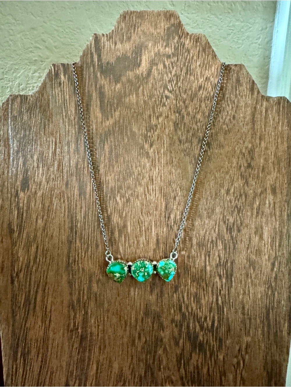 Sonoran Gold Turquoise Cluster Necklace